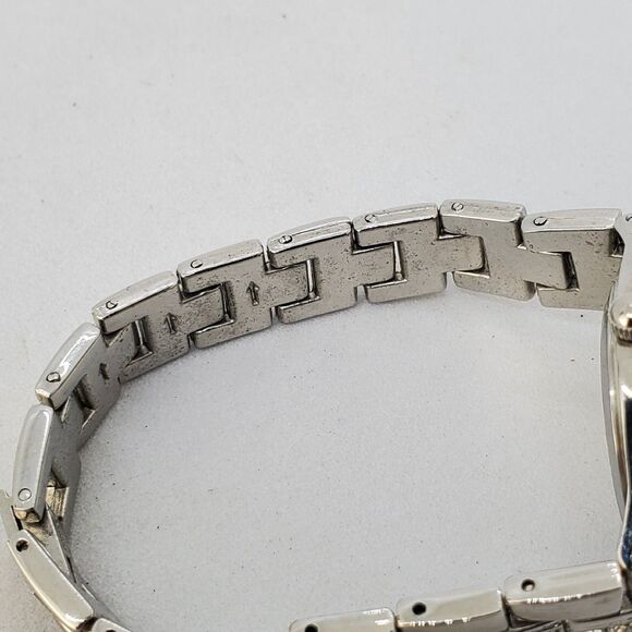 Folio Women's Watch 26MM Pink Dial Gray Bracelet Crystal Bezel 5.75" New Battery - Picture 13 of 14